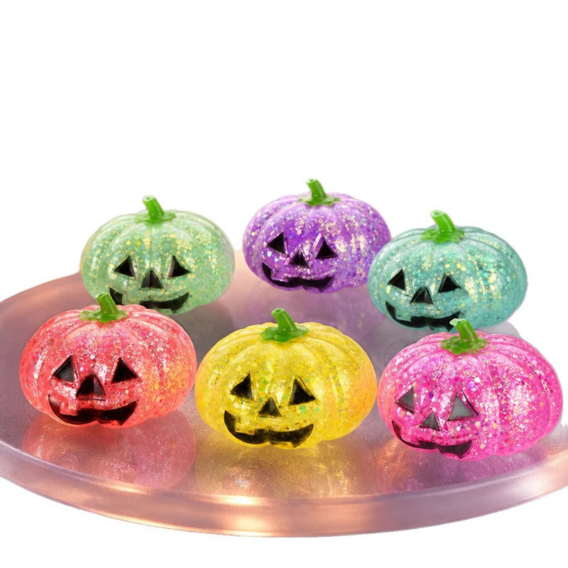 Halloween Pumpkin Squishy Toy Soft Slow Rebound Stress Relief Ball