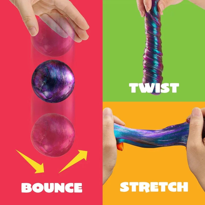 Galaxy Color Changing Putty Therapy Putty Fidget Toys Adults Squishy Sensory Toys Anxiety Stress Relief Gifts for Adults