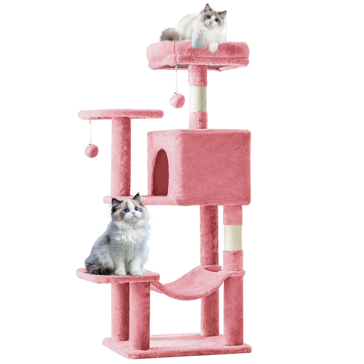 MCQ Cat Tree Tower With Sisal Scratching Posts And Condo