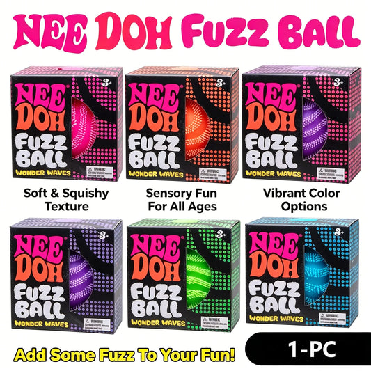 Nee Doh Fuzz Ball Blind Box Stress Relief Desk Toy