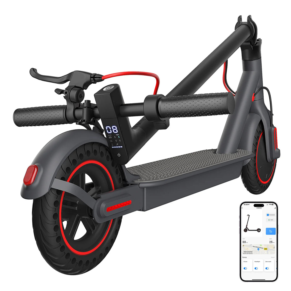 OBX Foldable Electric Scooter With App And Long Range