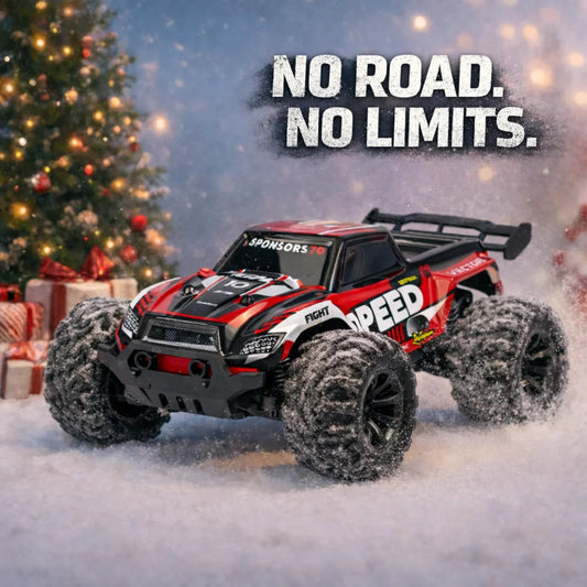 High-Speed Off-Road RC Car With Remote Control And LED Lights