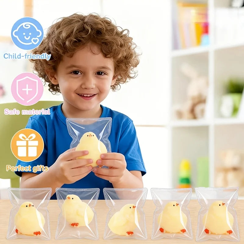 Slow Rebound Baby Chick Squishy Toy Mochi Fidget Figure