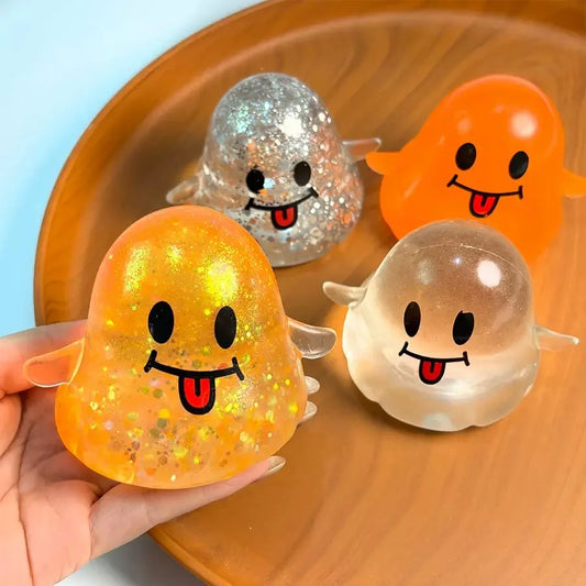 Realistic Ghost Squishy Toy Slow Rising Halloween Stress Relief Fidget
