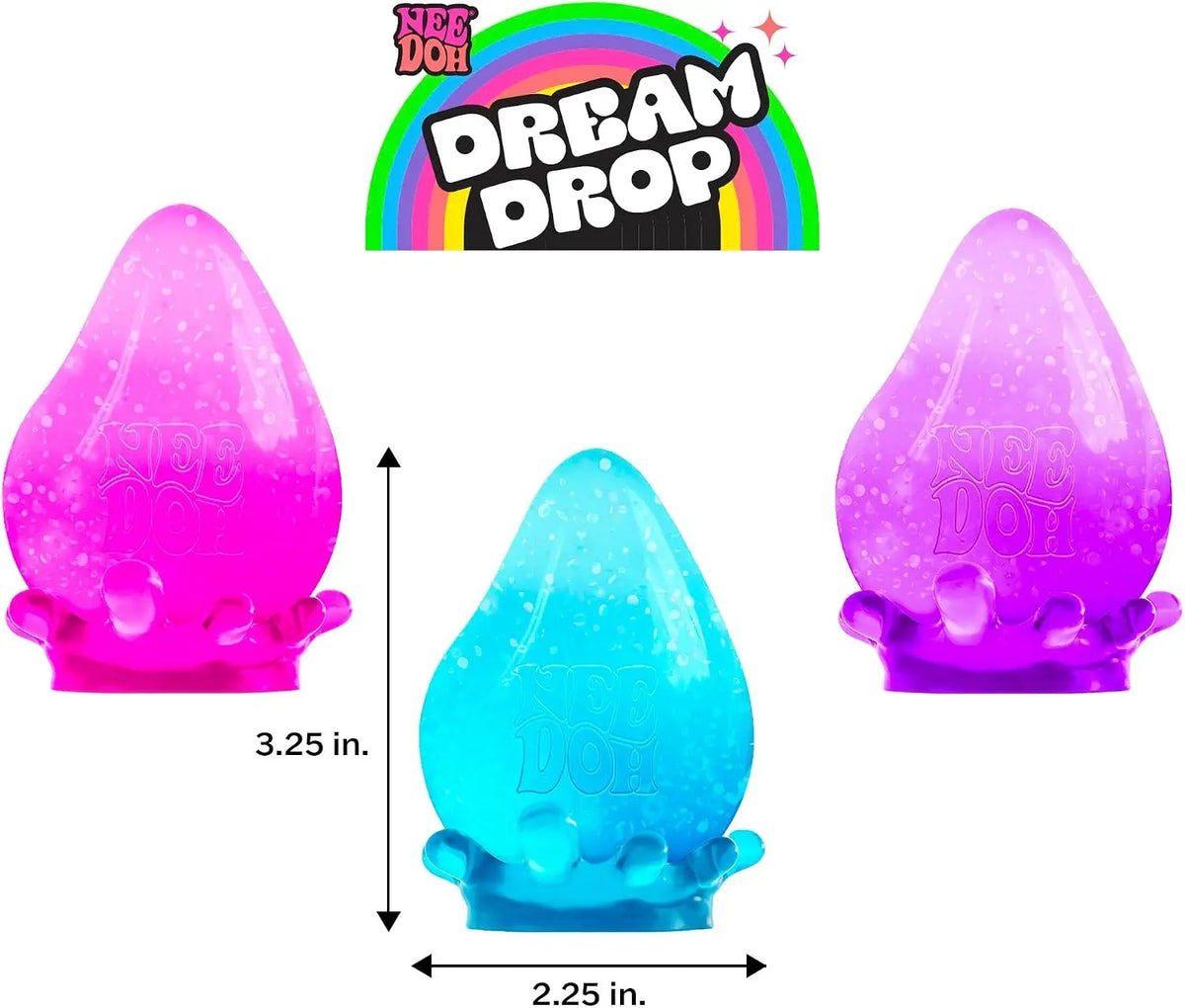 NeeDoh Dream Drop Sensory Toy With Groovy Goo Filling