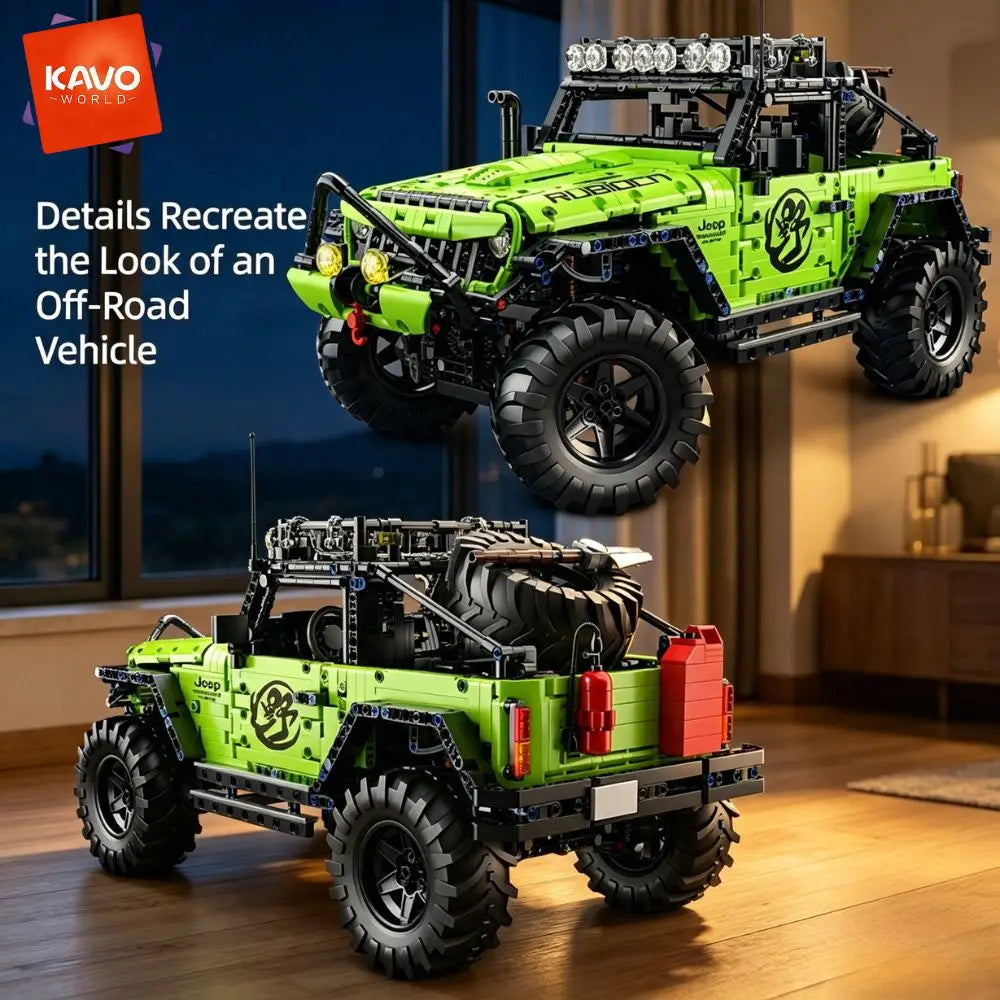 KAVOWORLD Off Road Vehicle Building Blocks Construction Set