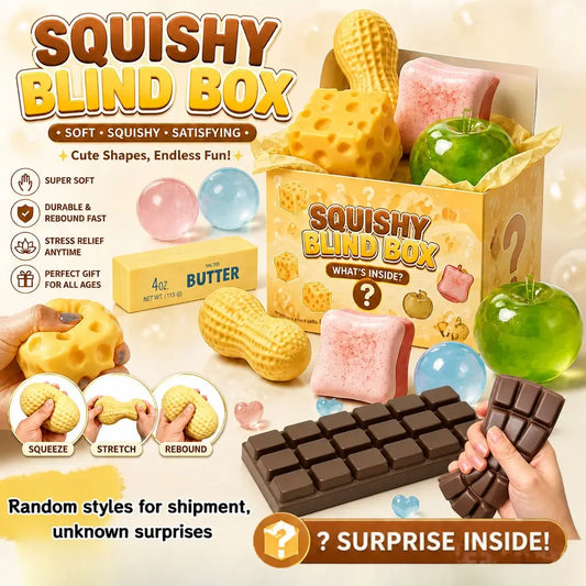 Mystery Cute Food Squishy Toys Blind Bag For Stress Relief