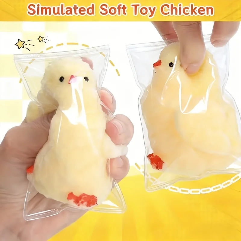 Slow Rebound Baby Chick Squishy Toy Mochi Fidget Figure