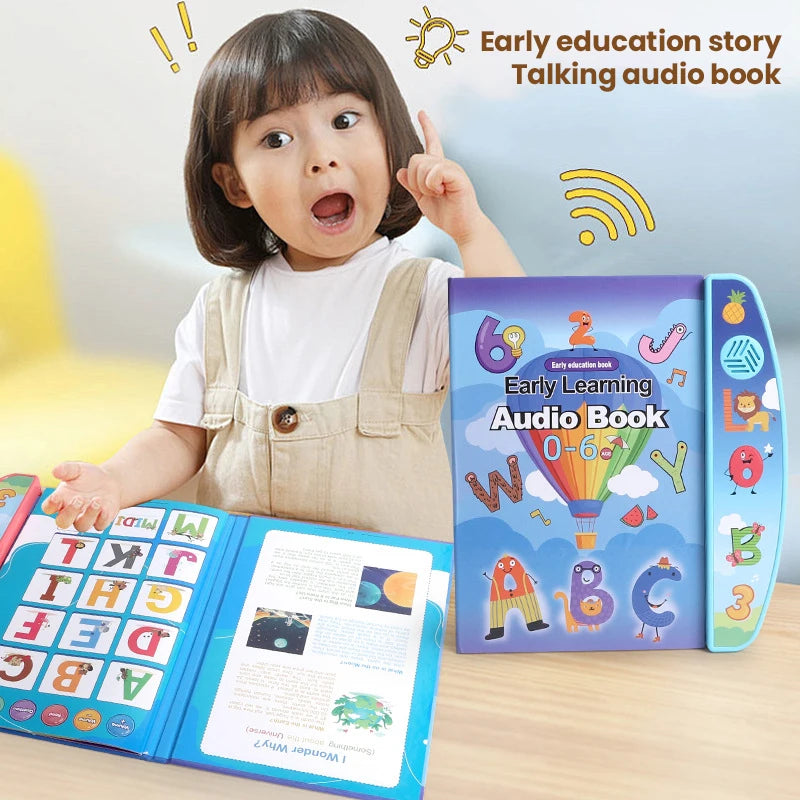 Kmoist Electronic Audio Learning Book For Early Education Kids