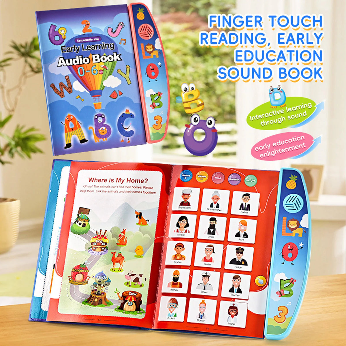 Kmoist Electronic Audio Learning Book For Early Education Kids