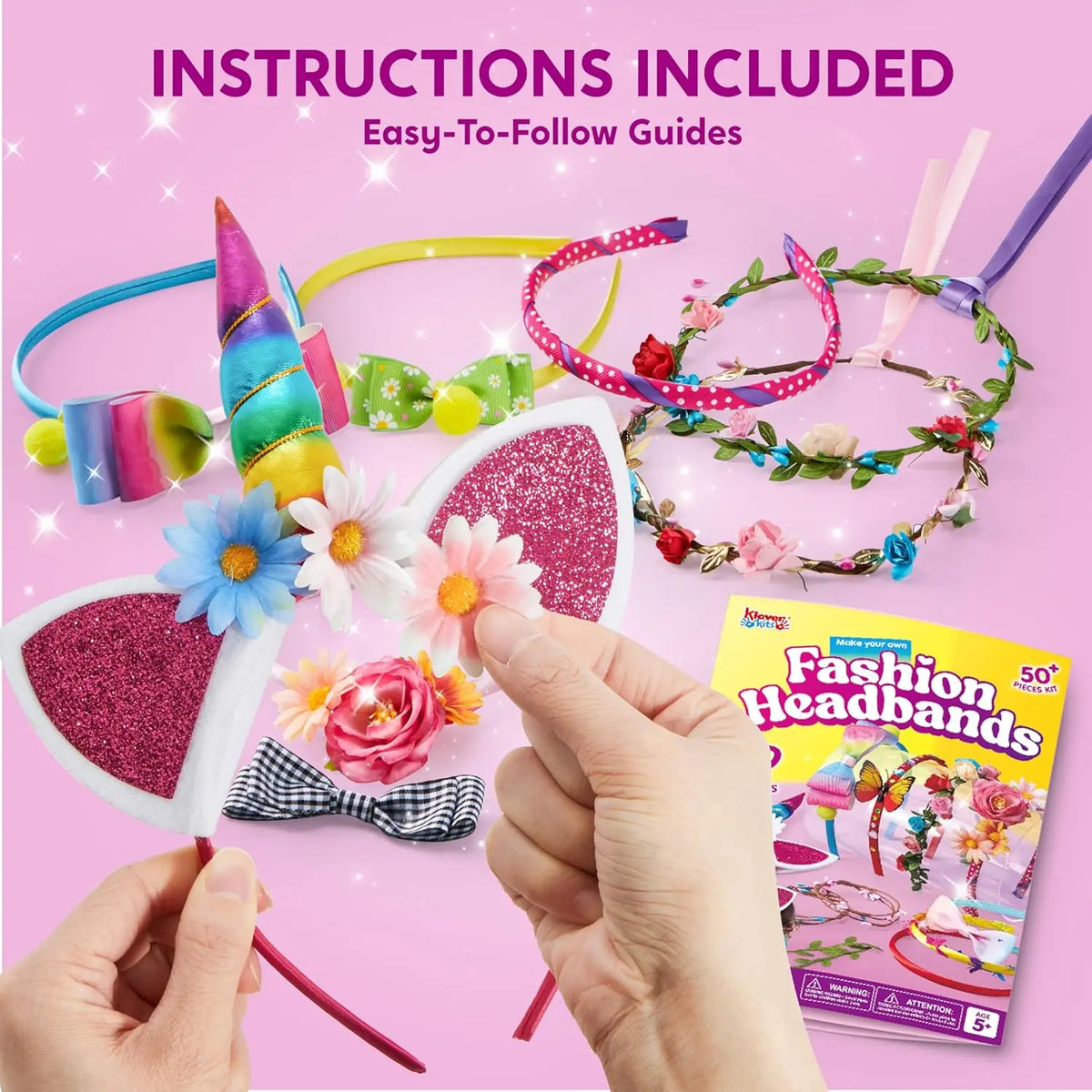 Joyfy DIY Headband Making Kit For Girls Creative Hair Accessories