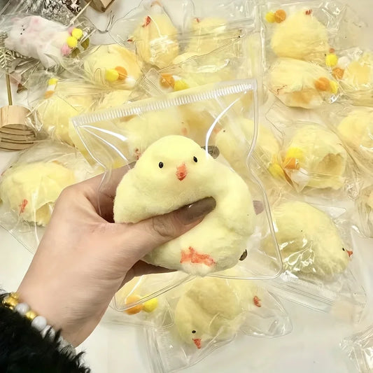 Slow Rebound Baby Chick Squishy Toy Mochi Fidget Figure