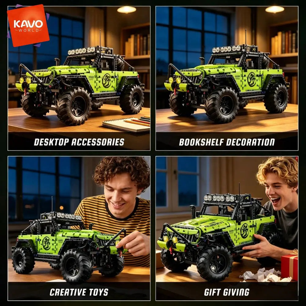 KAVOWORLD Off Road Vehicle Building Blocks Construction Set